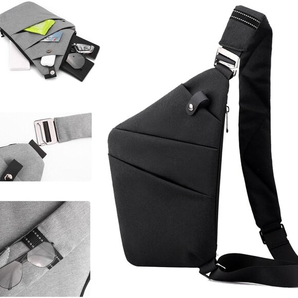 Other - Anti Theft Travel Bag, Travel Purses Anti Theft Safe Slim Sling CrossBody Bag, P